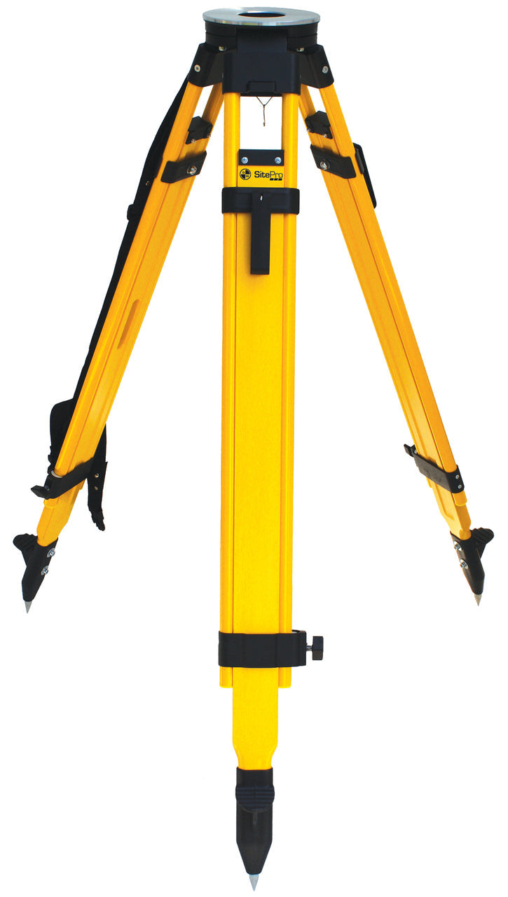 SitePro 01-WDF20-DCB Dual Clamp Wood/Fiberglass Heavy Duty Tripod