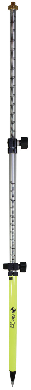 SitePro 5.1ft Mini Prism Pole w/Twist Lock (Tenths/Metric) (Fluorescent Yellow) | 07-4705-TMA-FY