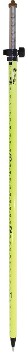 SitePro 8ft Prism Pole w/Twist Lock (Tenths/Metric) (Fluorescent Yellow) | 07-4708-TMA-FY