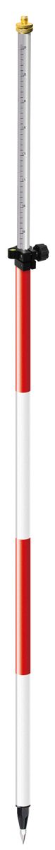 SitePro 07-4708-TMA 8ft Twist Lock Prism Pole Red/White 10ths