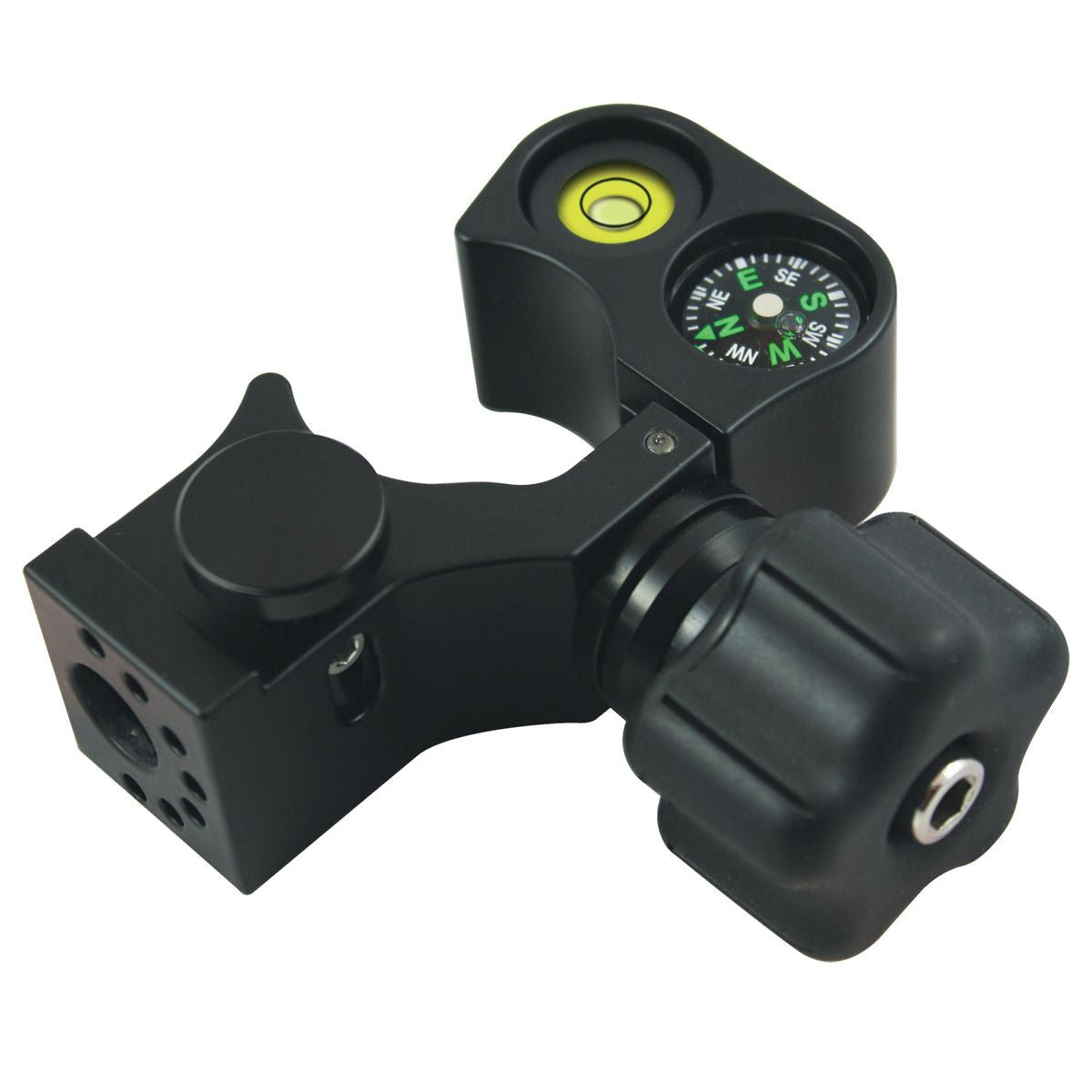 SitePro 10-5215X Quick Release Pole Clamp w/ Vial and Compass