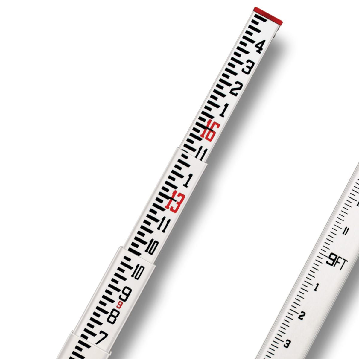SitePro 16ft Fiberglass Construction Grade Leveling Rod (Inches) | 11-SCR16-C
