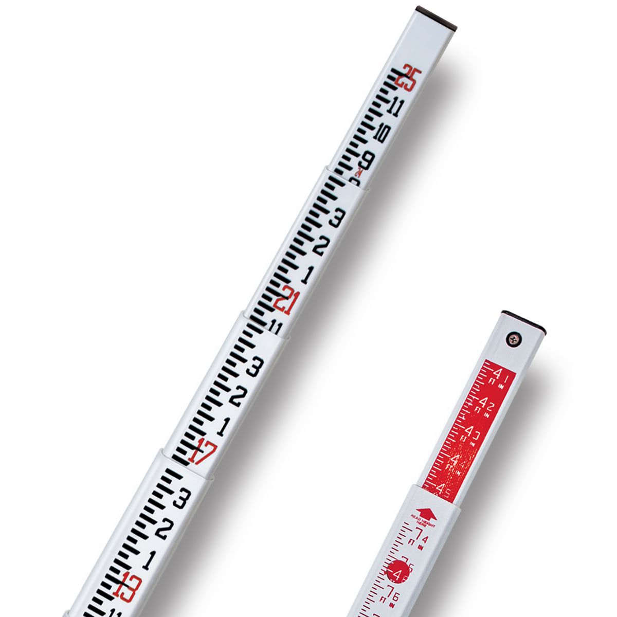 SitePro 25 ft Fiberglass Grade Rod w/Case (Inches Graduation) | 11-SPR25-C