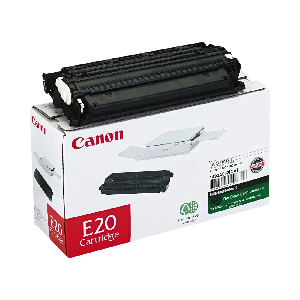 New, Pre-Owned - Canon E20 High Yield Black Toner Cartridge, 1492A002