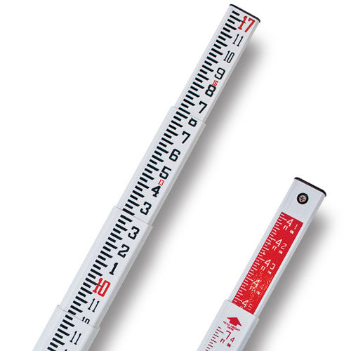 SitePro 17ft Surveyors Fiberglass Leveling Rod (SPR) (Tenths) | 11-SPR17-T