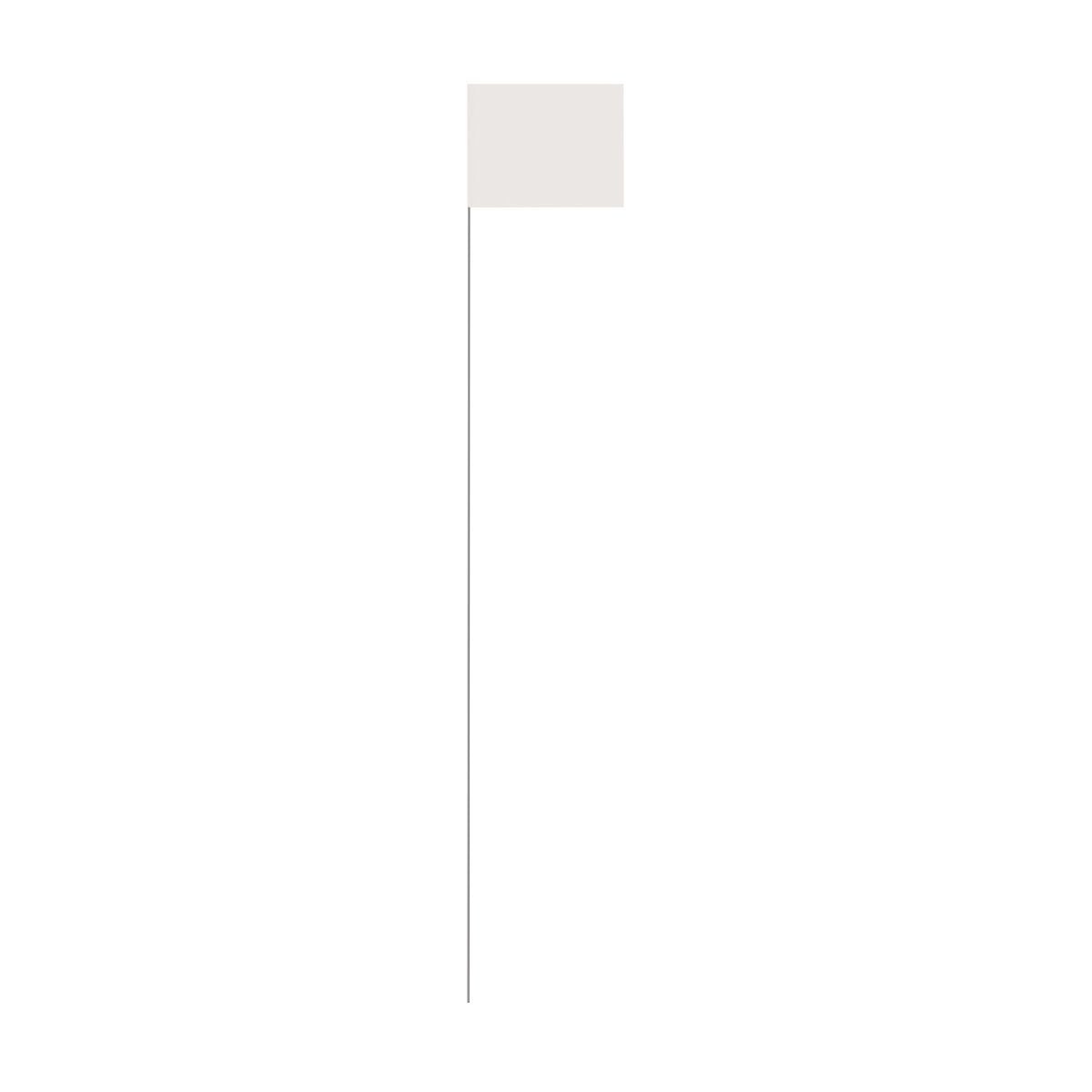 SitePro 4x5x30 inch  White Stake Flagging (100 Flags) | 19-F4530-W