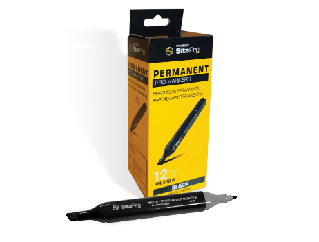 SitePro Black Permanent Markers | 17-PM220-B