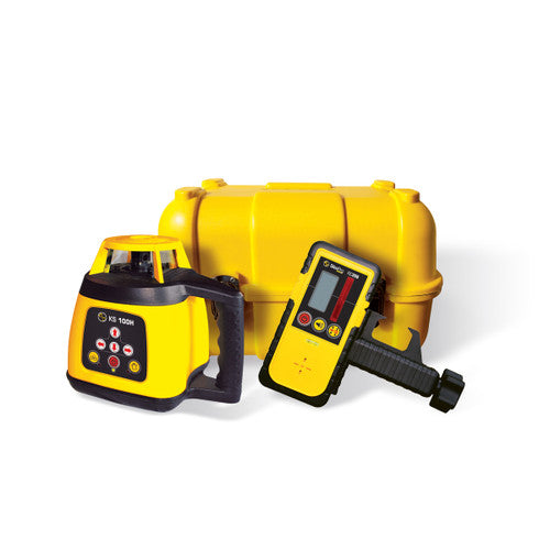 SitePro 27-KS100H-4C Rotary Laser Kit with 8ths Leveling Rod & Tripod