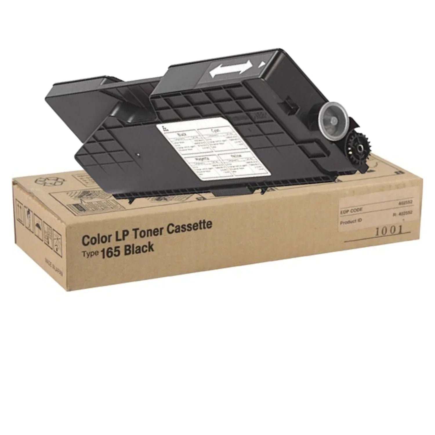 New, Pre-Owned - Ricoh TYPE 165 High Yield Black Toner Cartridge, 402552