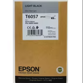 New, Pre-Owned - Epson T6057 Light Black Ink Cartridge, T605700