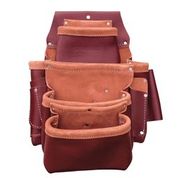 SitePro 4-Pouch Professional Leather Fastener Bag | 51-15062