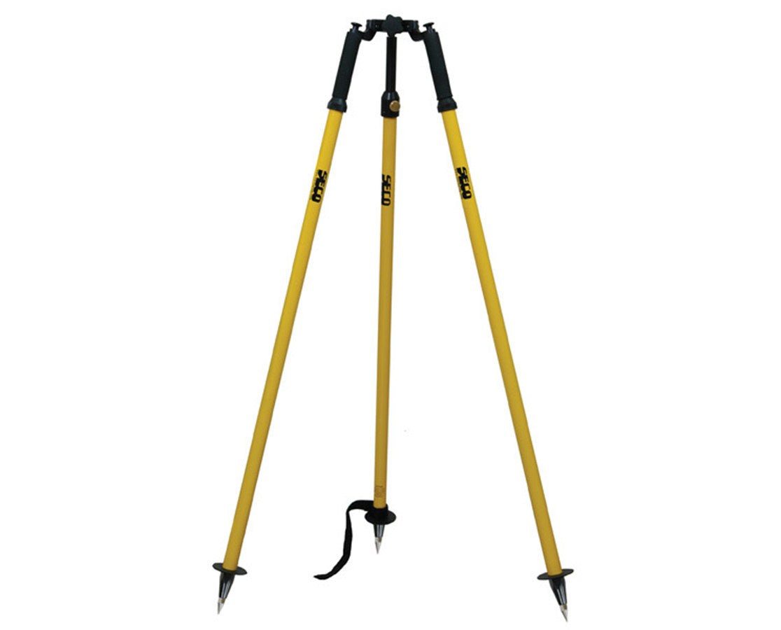 Seco Original Thumb Release Aluminum Survey Tripod, Yellow