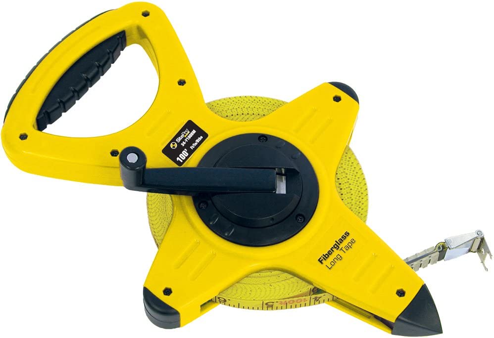SitePro 100ft Dual-Sided Fiberglass Tape (Inches/Metric) | 34-Y1008M