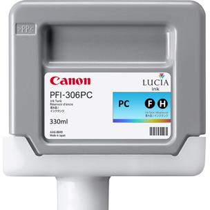 New, Pre-Owned - PFI-306PC Standard-Yield Photo Cyan Ink Cartridge, 6661B001