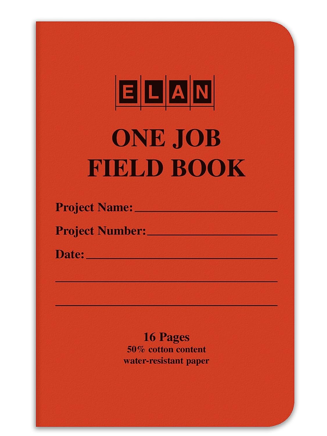 Elan Publishing One Job Field Book