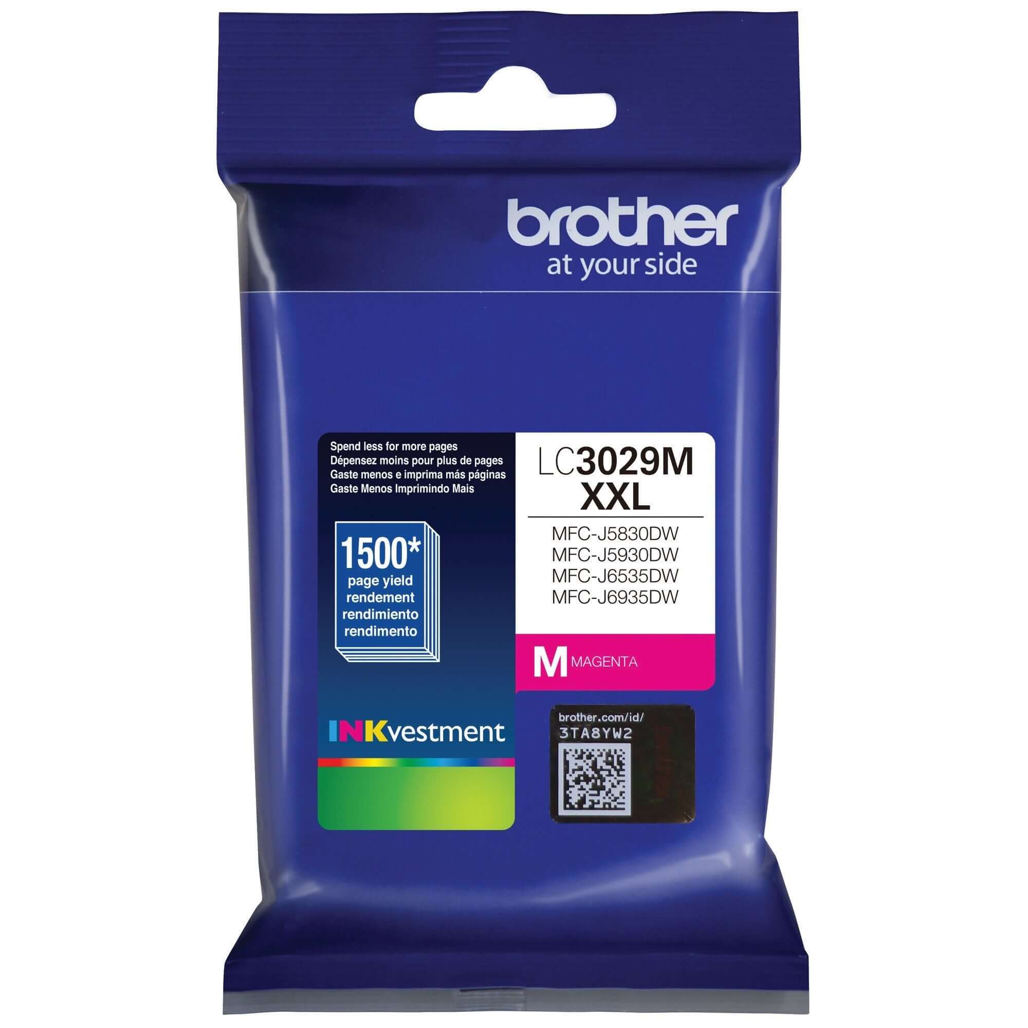 New, Pre-Owned - Brother LC3029XXL Extra High Yield Magenta Ink Cartridge
