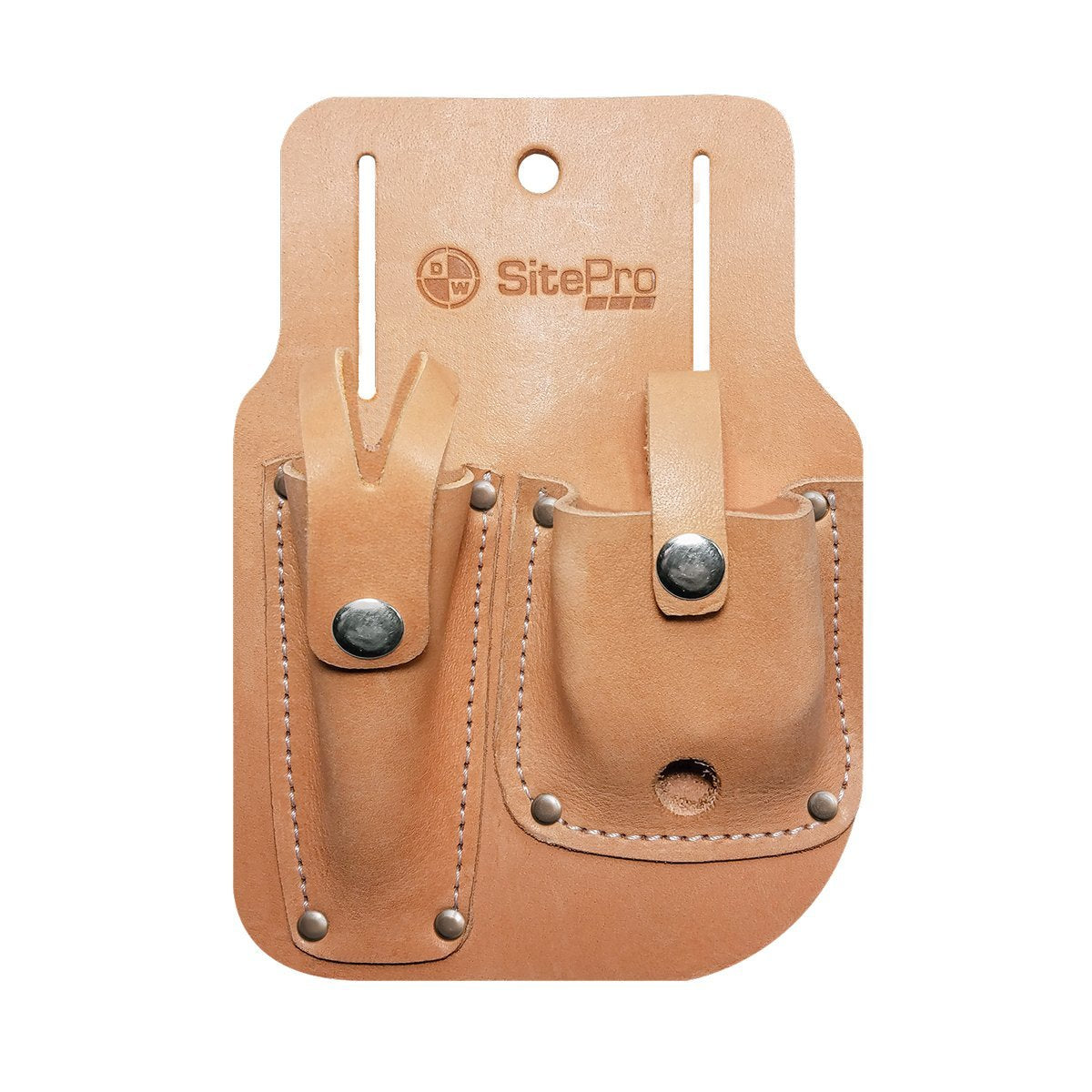 SitePro 51-10218G Gammon Reel and Plumb Bob Leather Sheath