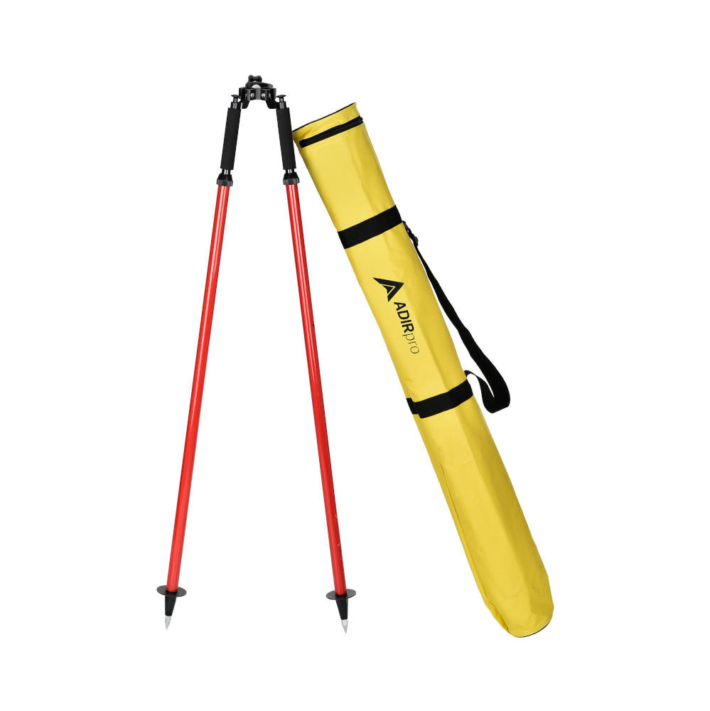 AdirPro Thumb Release Aluminum Survey Bipod (Red) | 760-01