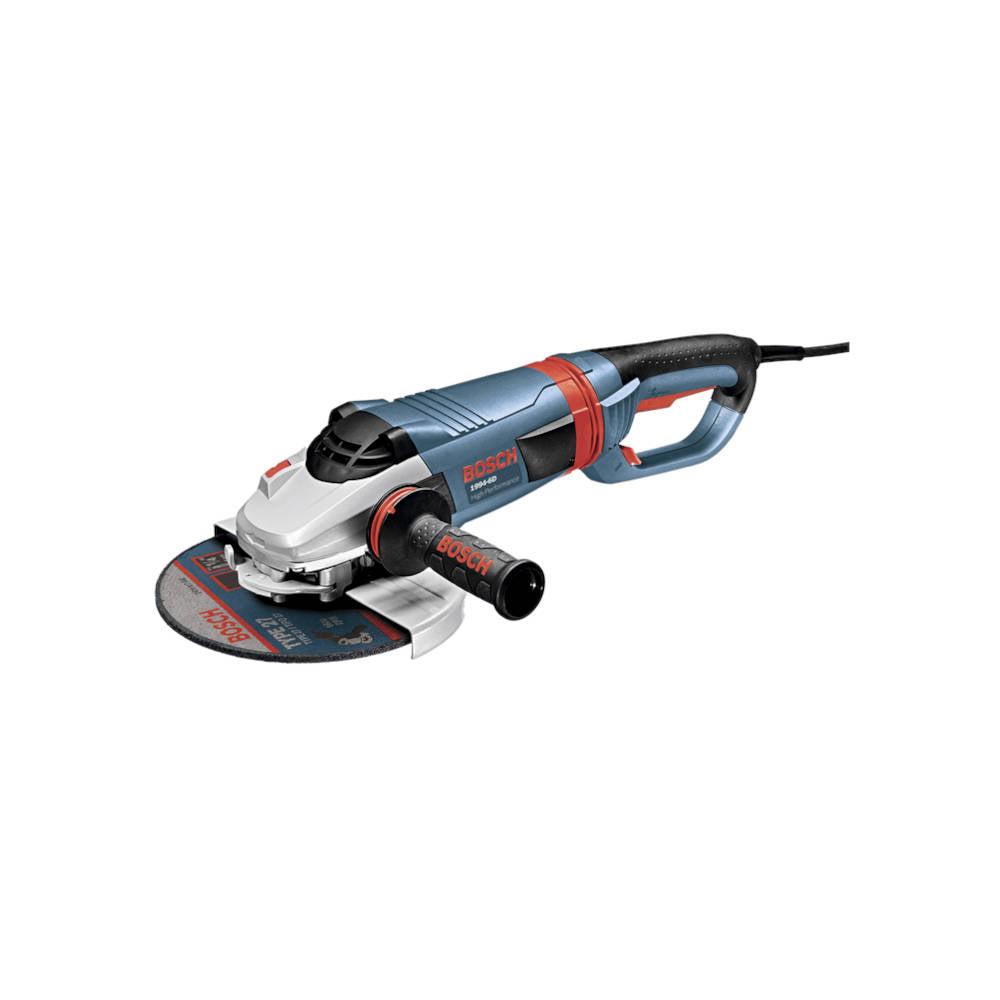 Bosch Large Angle Grinder with No Lock-On Switch
