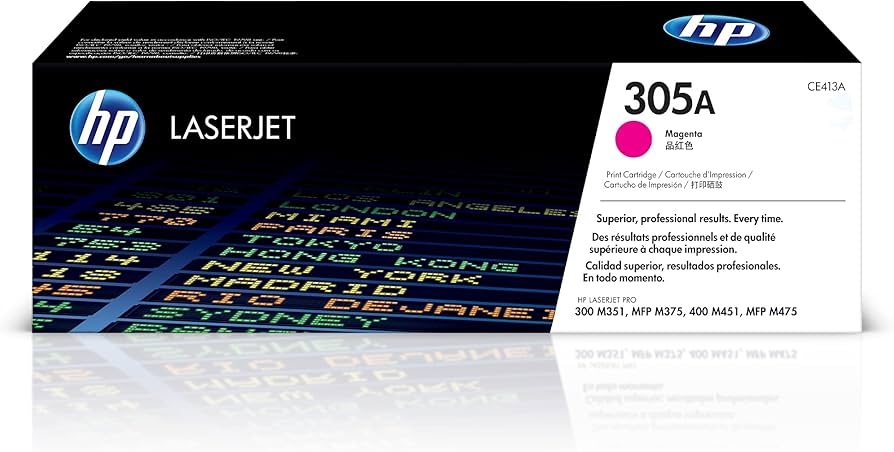 New, Pre-Owned - HP 305A Standard Yield Magenta Toner Cartridge, CE413A