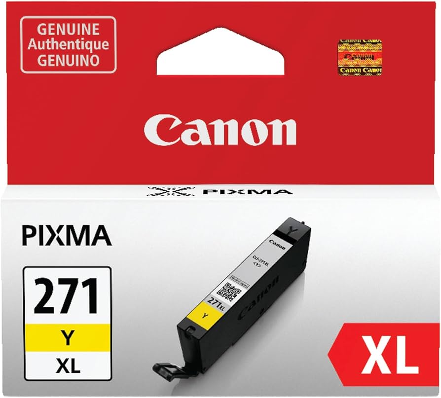 New, Pre-Owned - CLI-271XL High Yield Yellow Inkjet Cartridge, 0339C001