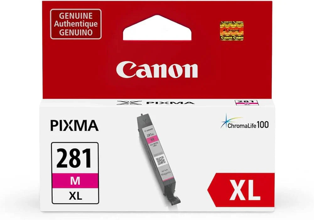 New, Pre-Owned - Canon 281XL High Yield Magenta Ink Cartridge, CLI-281XL