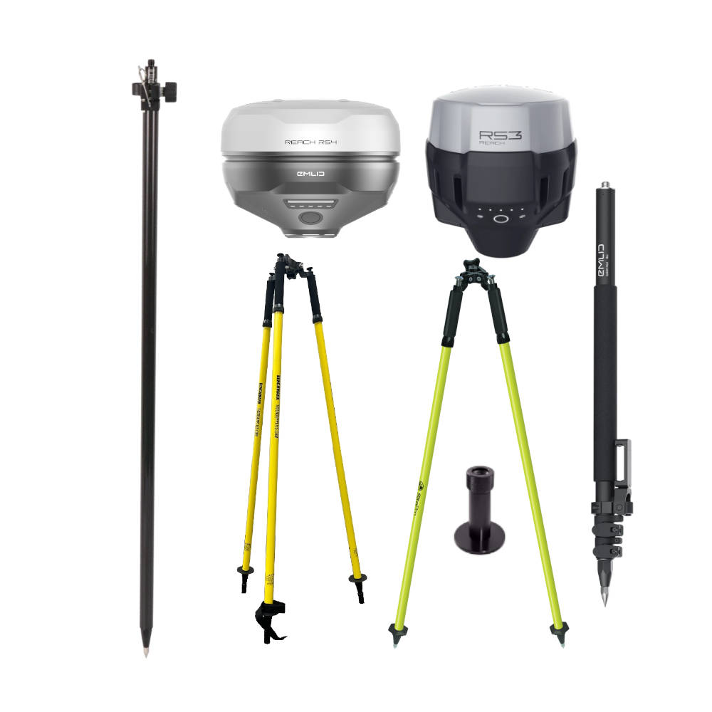 Emlid RS3 Base and RS4 Rover Surveying Package | RS3-RS4-BRSV
