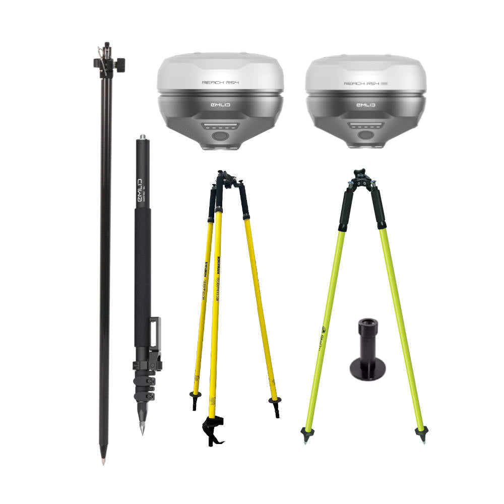 Emlid RS4 Base and RS4 Pro Rover Surveying Package | RS4-RS4P-BRSV