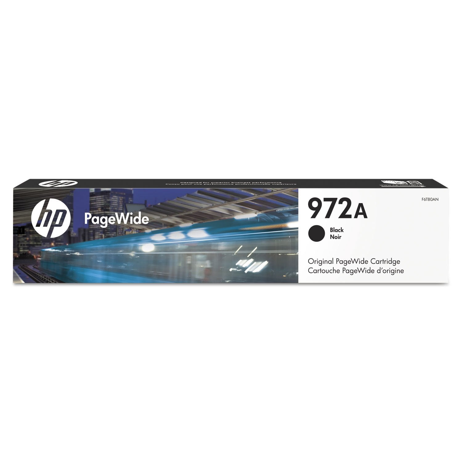 New, Pre-Owned - HP 972A Black New, Pre-Owned - PageWide Inkjet Cartridge, F6T80AN