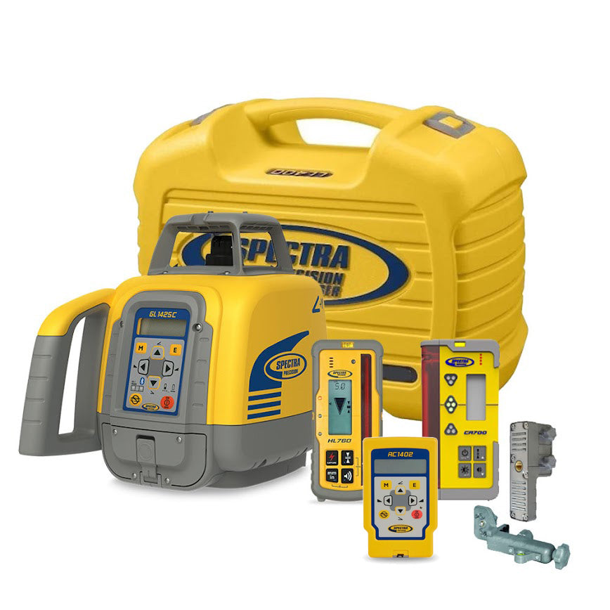 Spectra GL1425C Grade Laser Package w/CR700 and HL760 Receivers
