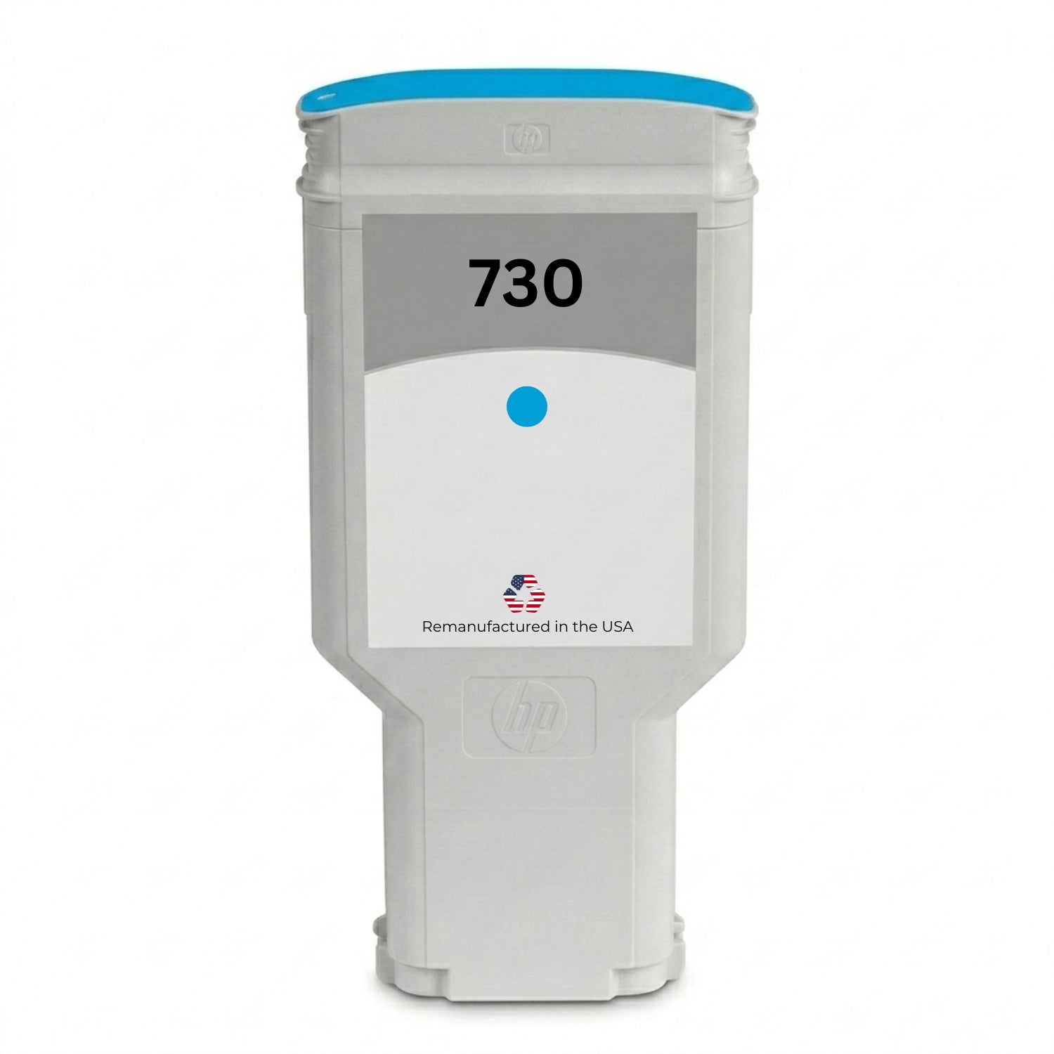 U.S. Remanufactured for HP 730 300ml (P2V68A) Cyan Ink Cartridges