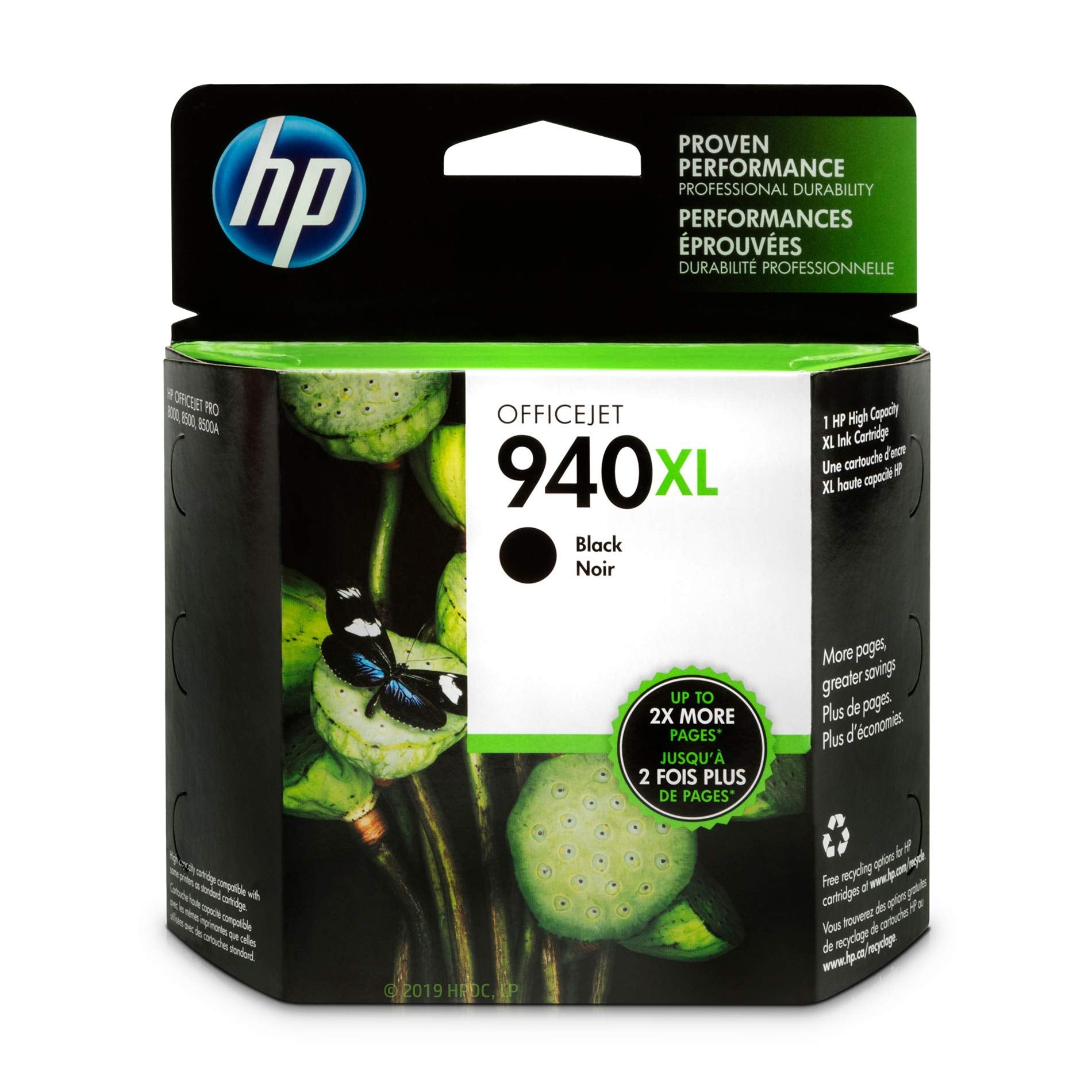 New, Pre-Owned - HP 940XL (C4906AN) Black High Yield Ink Cartridge