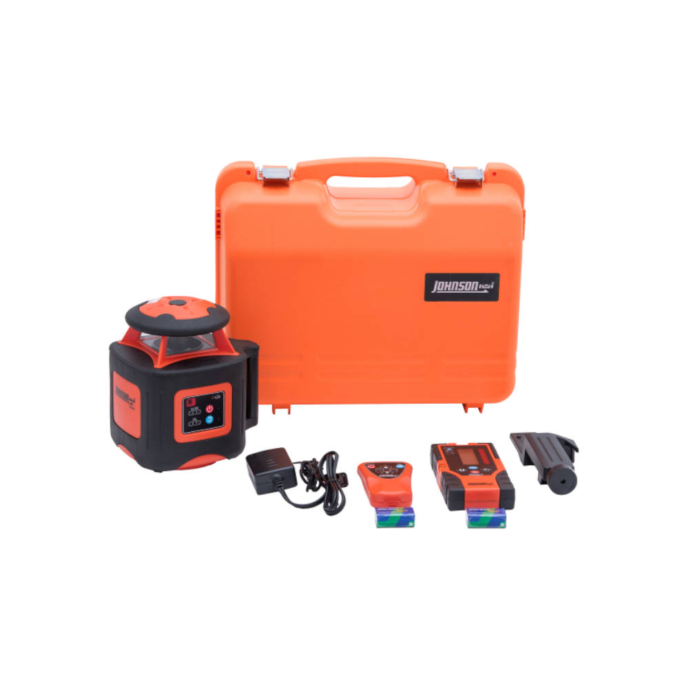 Johnson Level High Accuracy Dual Slope Rotary Laser Kit | 40-6535