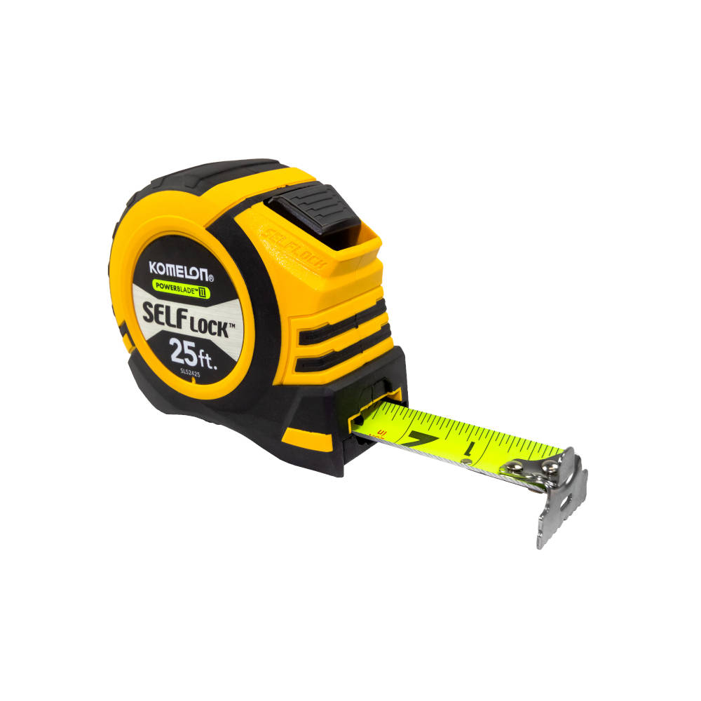 Komelon 25 ft Self-Lock ABS Powerblade II Series Tape Measure | SL52425