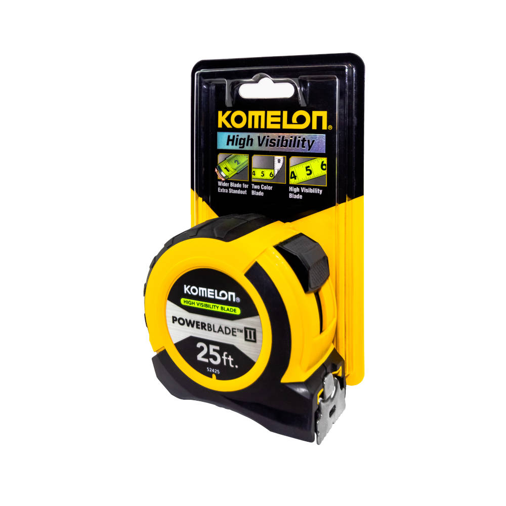Komelon High-Visibility ABS Powerblade II Series Tape Measure