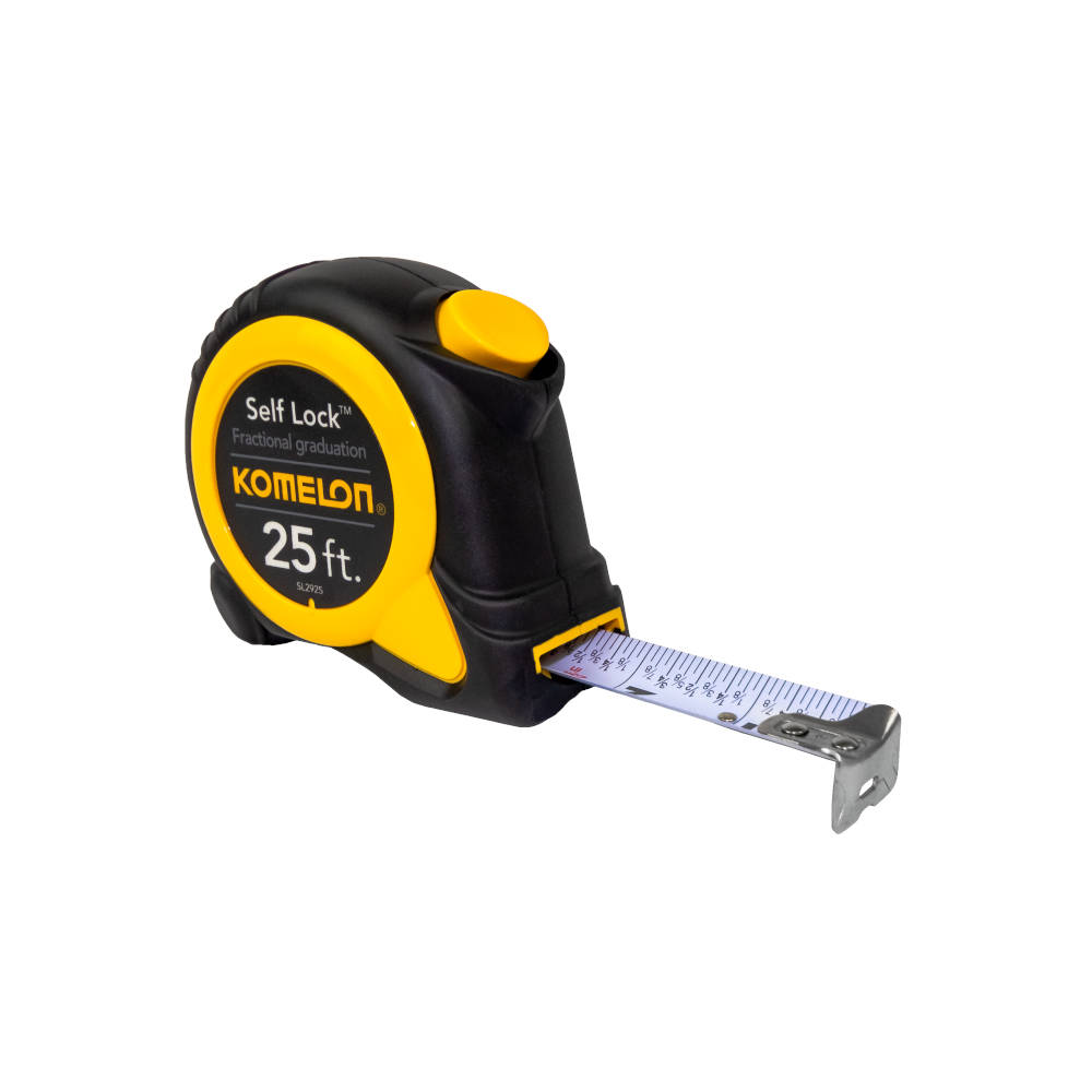 Komelon Self-Lock Speed Mark Series Tape Measure w/Fractional Graduations
