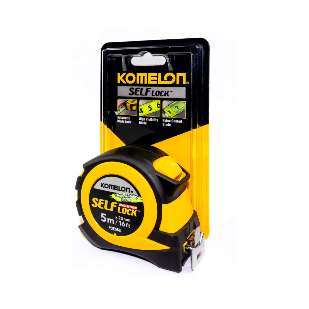 Komelon Self Lock Evolution Series Tape Measure (Inch/Metric)