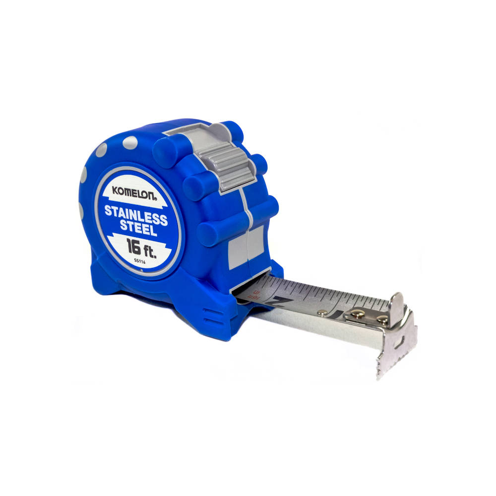 Komelon Stainless Steel Gripper Series Tape Measure