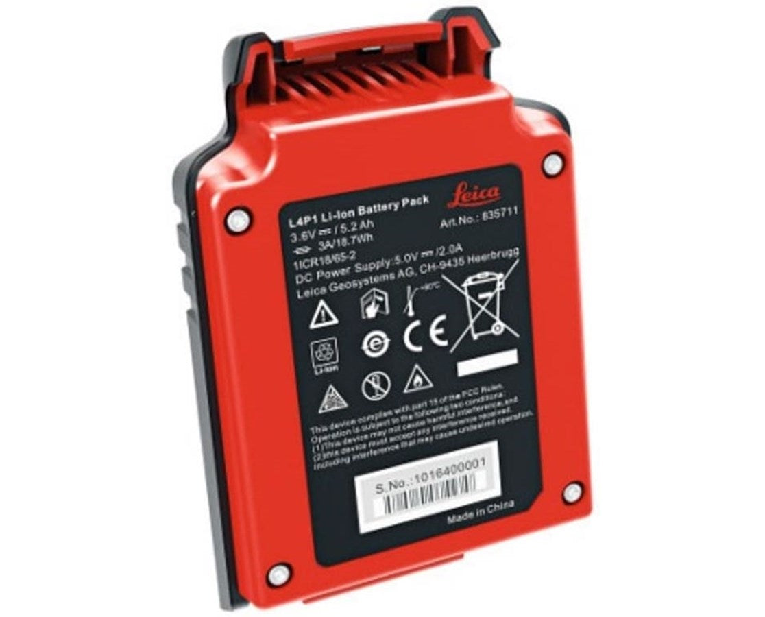 Leica Replacement Li-ion Battery Pack for Lino L4P1 Multiline Laser