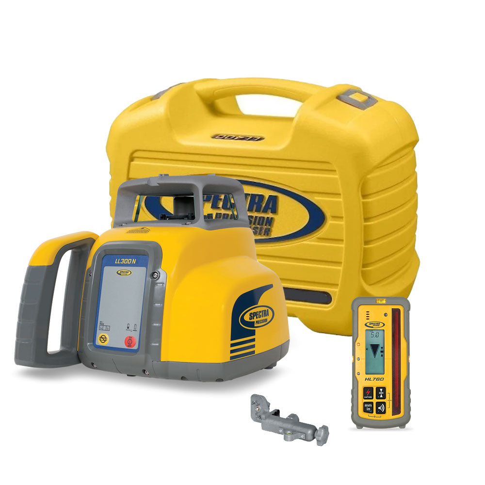 Spectra Precision LL300N Laser Package w/ HL760 Receiver and Case | LL300N-7