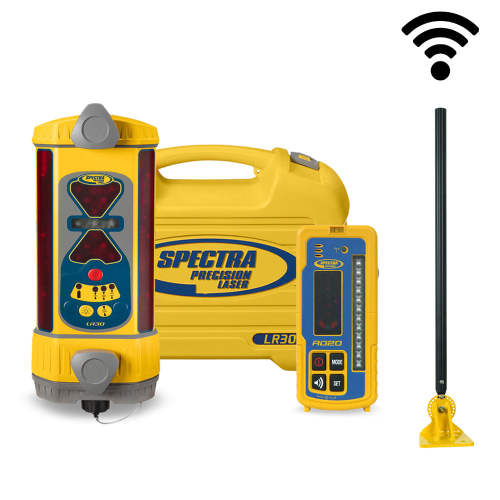 Spectra LR30 Machine Control Receiver For Dozers, Excavators, Scrapers, and Skid Steers