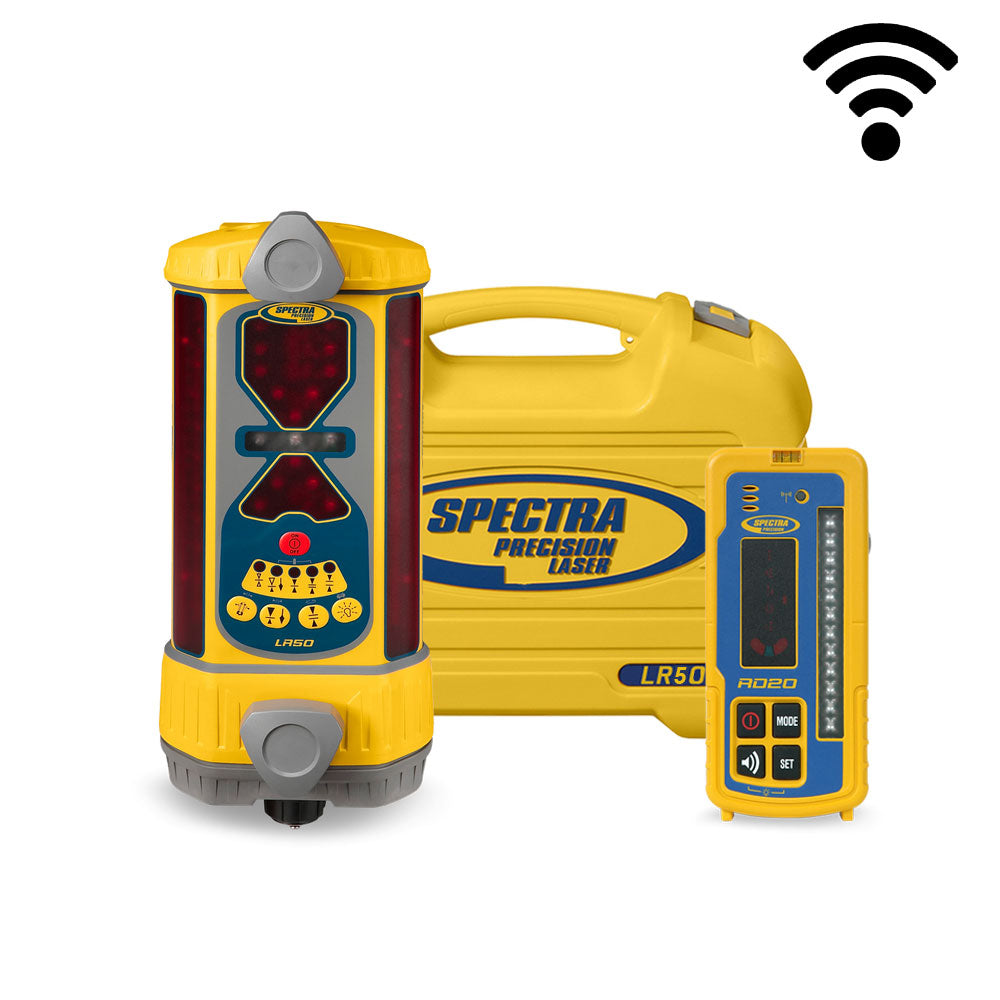 Spectra LR50 Machine Control Receiver For Dozers, Excavators, Scrapers, and Skid Steers