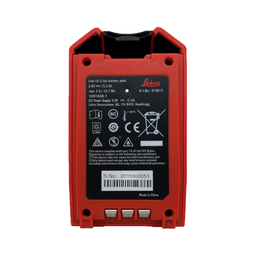 Leica Lino L6R/L6G Li-Ion Battery Pack | 913012