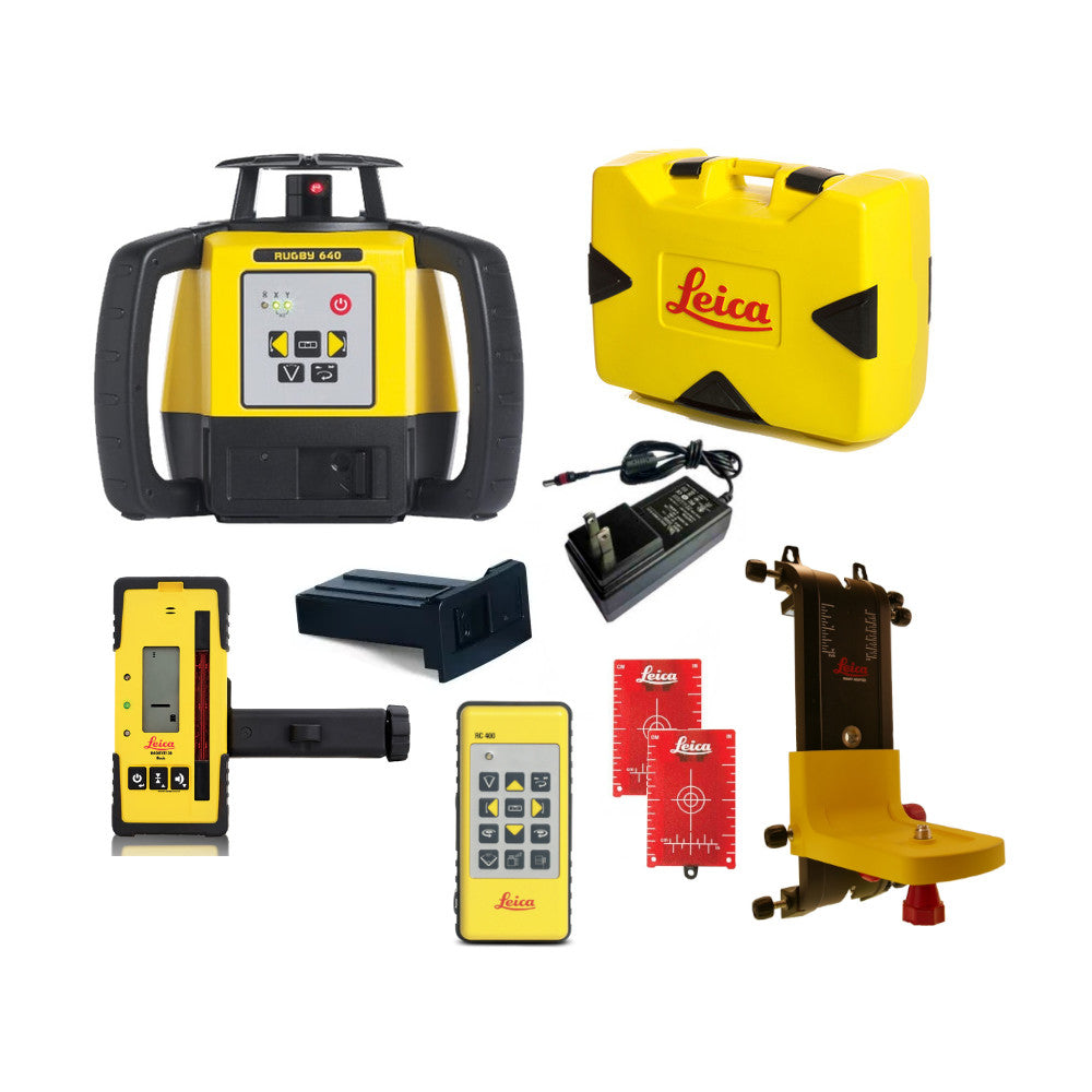 Leica Rugby 640 Rotary Laser Interior Package