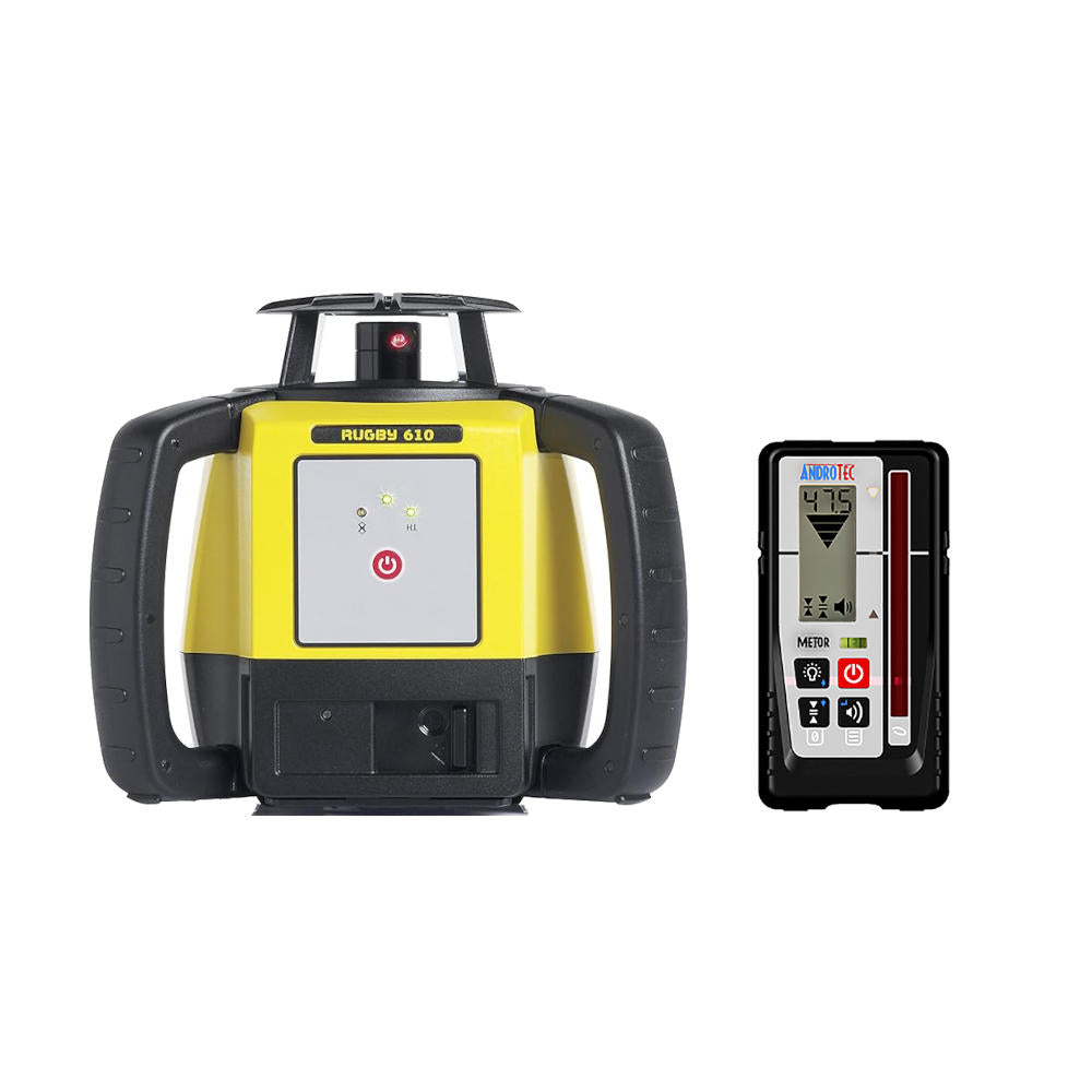 Leica Rugby 610 Rotary Laser Level with Metor MTR-90R Receiver