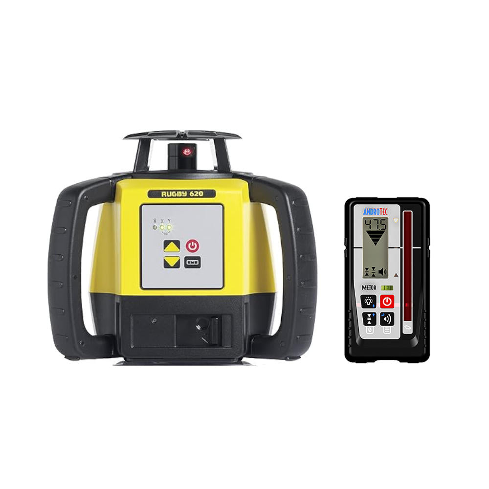 Leica Rugby 620 Rotary Laser Level with Metor MTR-90R Receiver