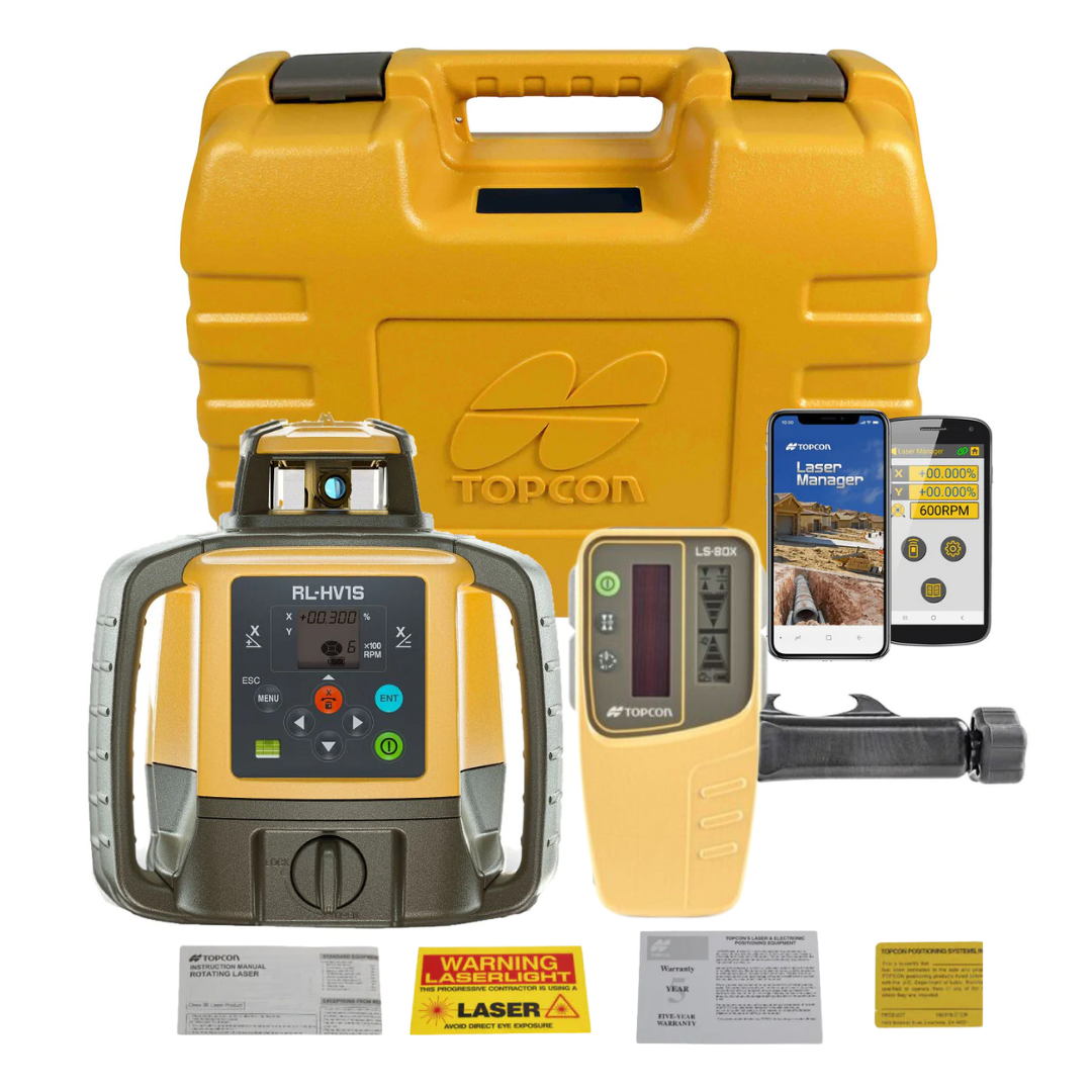 Topcon laser level deals receiver