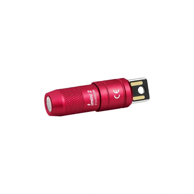 OLIGHT IMINI2PR imini 2 Rechargeable Mini Flashlight - Passionate Red