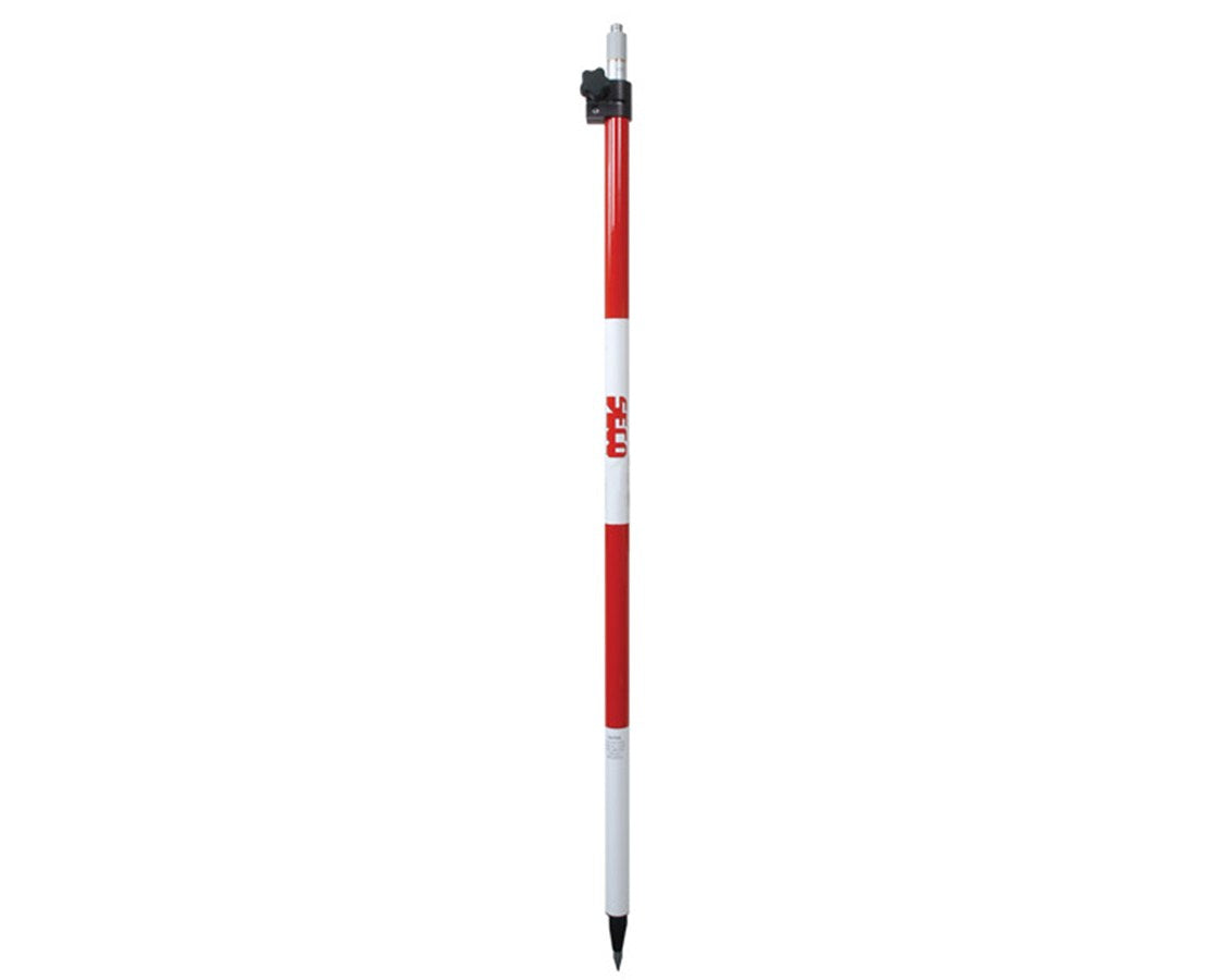 Seco Quick Change Aluminum Prism Pole with Metric Graduations