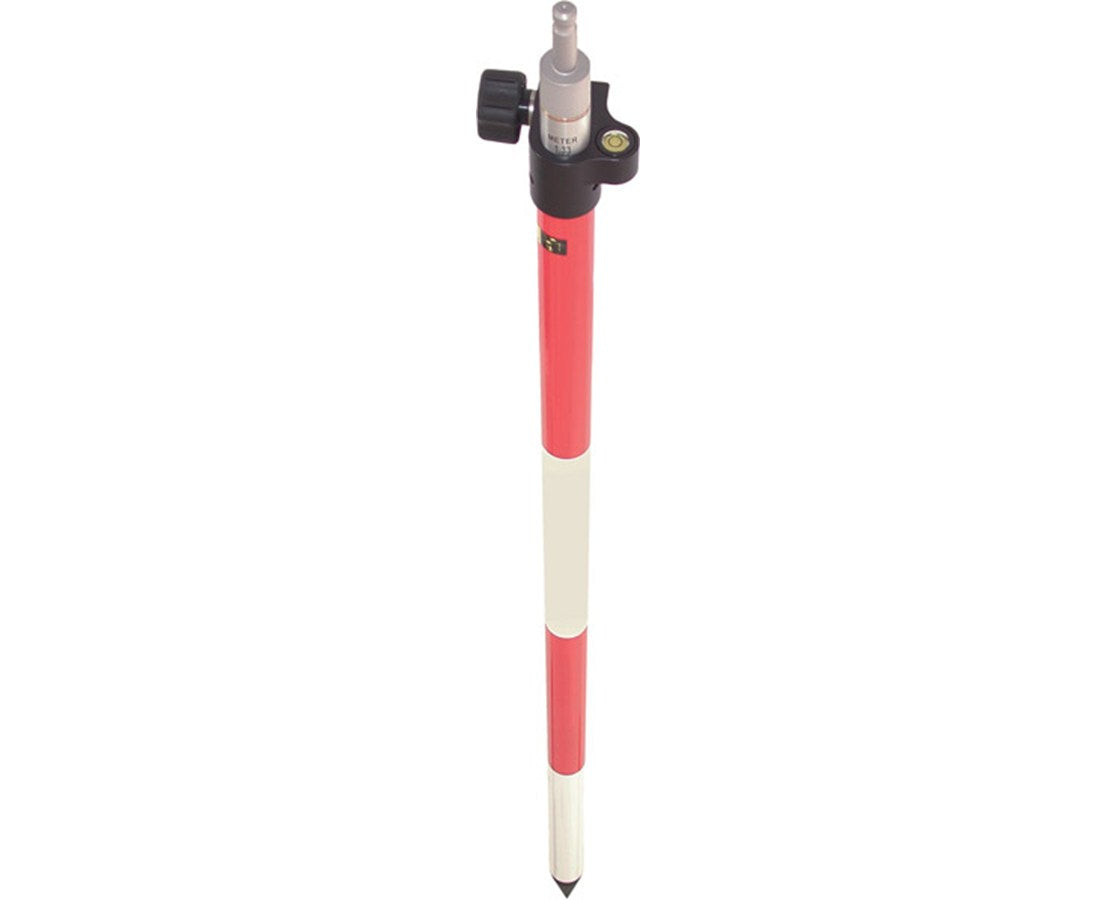 Seco 2.6 Meter Swiss Style TLV Aluminum Prism Pole with Metric Graduations